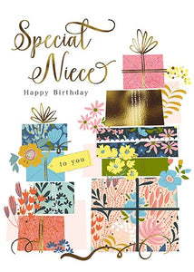 The Great British Card Company Niece Birthday - Pile Of Gifts