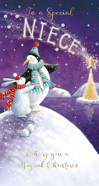 Christmas Card - Niece - Christmas Magic