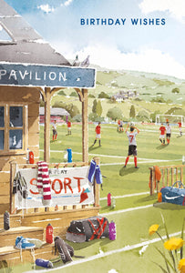 Birthday Card - Football Match from Nigel Quiney Publications, English Cards in France