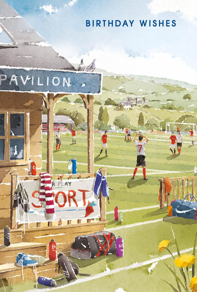Birthday Card - Football Match from Nigel Quiney Publications, English Cards in France