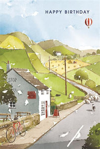 Birthday Card - Stop & Rest Café from Nigel Quiney Publications, English Cards in France