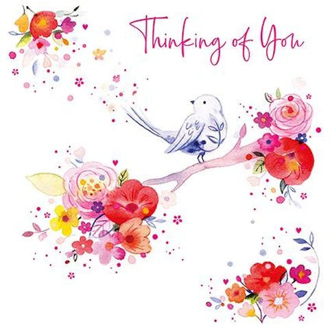 Thinking Of You - Blossom/Blue Bird from Nigel Quiney Publications, English Cards in France