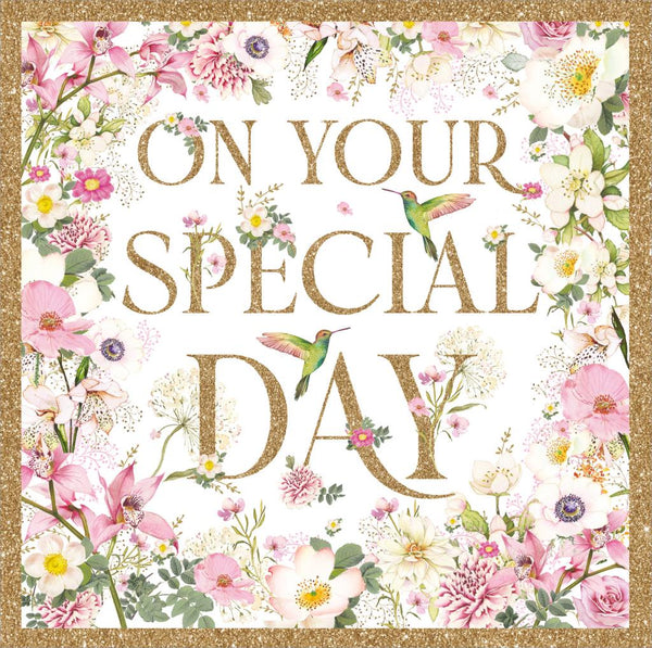 Birthday Card - Special Day Text from Nigel Quiney Publications, English Cards in France