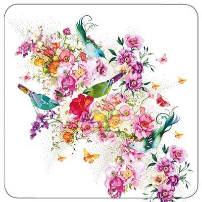 Blank Card - Pretty Birds/Flowers from Nigel Quiney Publications, English Cards in France