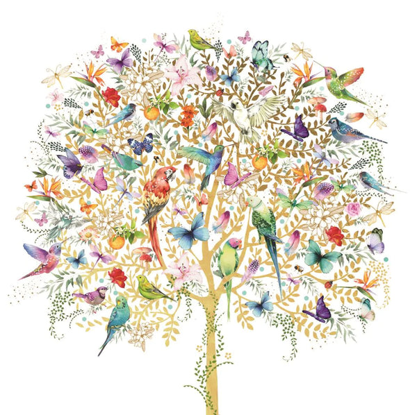 Blank Card - Tree Of Life from Nigel Quiney Publications, English Cards in France