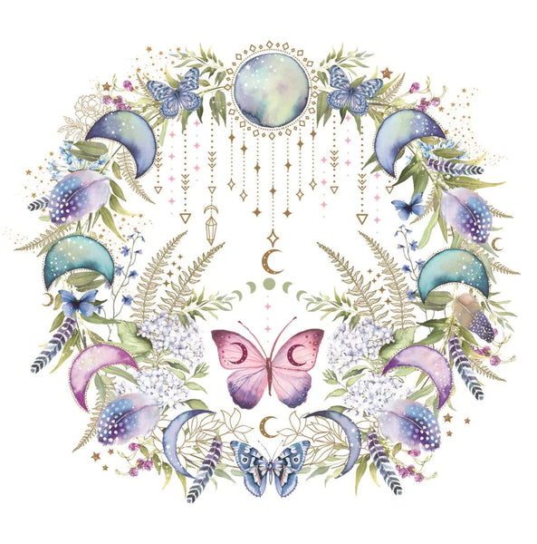 Blank Card - Celestial Circle from Nigel Quiney Publications, English Cards in France