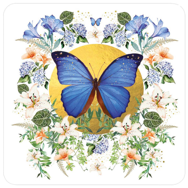 Blank Card - Tropical Blue from Nigel Quiney Publications, English Cards in France