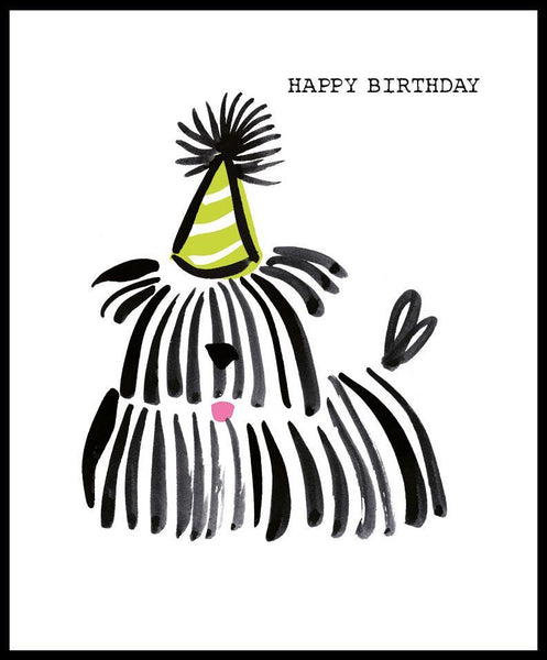 Children's Birthday Card - Dougal Dog from Nigel Quiney Publications, English Cards in France