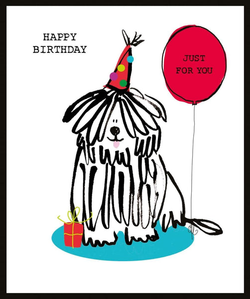 Nigel Quiney Publications Children's Birthday Card - Doggie/Balloon from Nigel Quiney Publications, English Cards in France