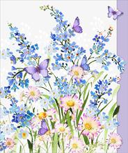 Blank Card - Forget-Me-Nots from Nigel Quiney Publications, English Cards in France
