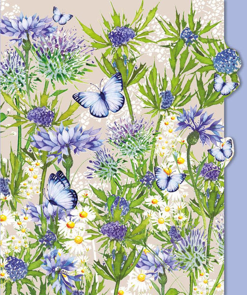 Blank Card - Thistles from Nigel Quiney Publications, English Cards in France