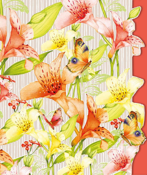 Blank Card - Soft Lilies from Nigel Quiney Publications, English Cards in France