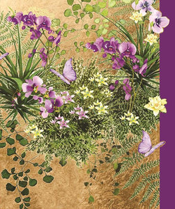 Blank Card - Ferns & Moss from Nigel Quiney Publications, English Cards in France