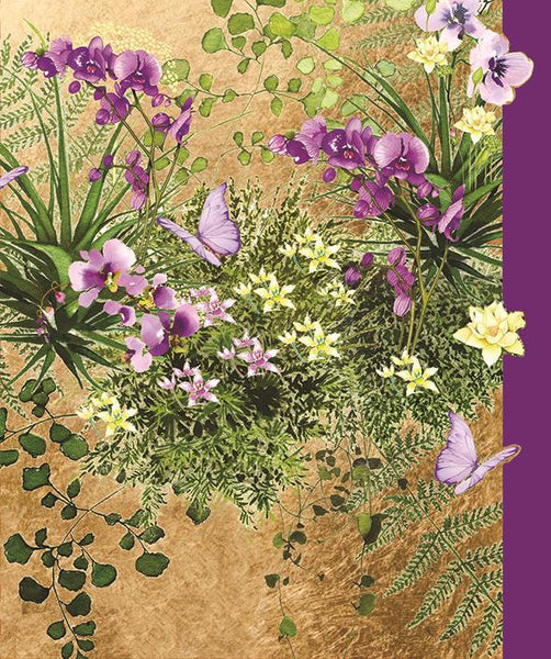 Blank Card - Ferns & Moss from Nigel Quiney Publications, English Cards in France