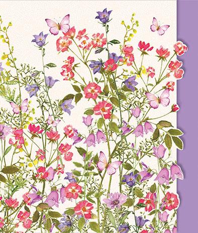 Birthday Card - Tiny Rose Floral from Nigel Quiney Publications, English Cards in France