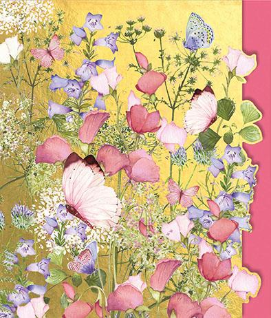 Blank Card - Wild Floral/Bluebell from Nigel Quiney Publications, English Cards in France