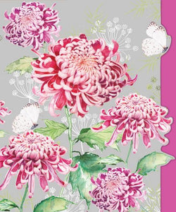 Blank Card - Japanese Chrysanthemum from Nigel Quiney Publications, English Cards in France
