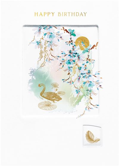 Birthday Card - Blossom Press from Nigel Quiney Publications, English Cards in France