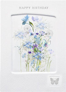Birthday Card - Misty Press from Nigel Quiney Publications, English Cards in France