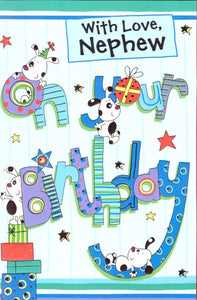 Nephew Birthday - Spotty Dog Presents