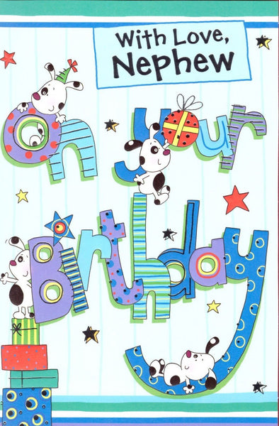 Nephew Birthday - Spotty Dog Presents