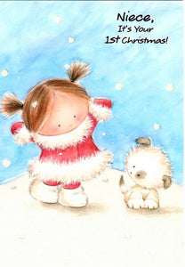 Christmas Card - Niece 1st Christmas