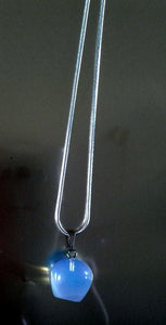 Jewellery - 925 Silver Opalite Pendant Necklace