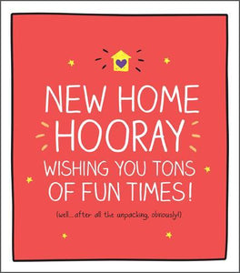 New Home Card - Tons Of Fun Times