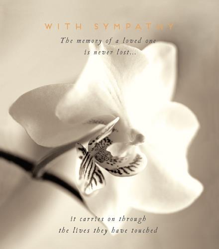Sympathy Card - Memory Of A Loved One