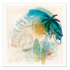 Birthday Card - Surfs Up