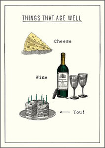 Humour Card - Things That Age Well