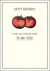 One I Love Card - From Ma Head To-Ma-Toes!