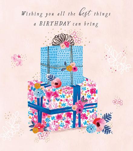 Birthday Card - Presents Best Things