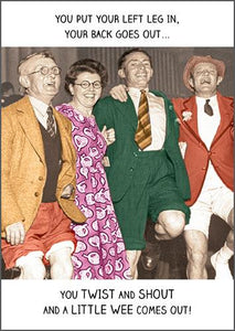 Humour Card - Hokey Cokey