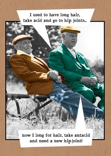 Humour Card - Hip Joint