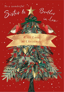 Christmas Card - Sister and Brother-in-Law - Tree