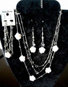 Jewellery - Silk Thread Costume Set - Stone