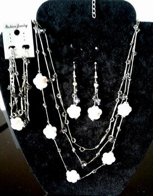 Jewellery - Silk Thread Costume Set - Stone
