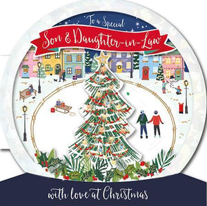 Christmas Card - Son and Daughter-in-Law - Christmas Square