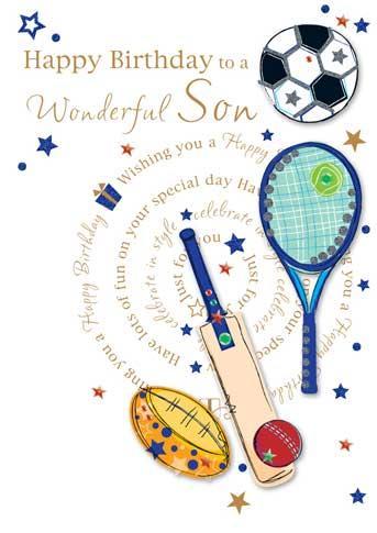 Son Birthday - Sporting Icons