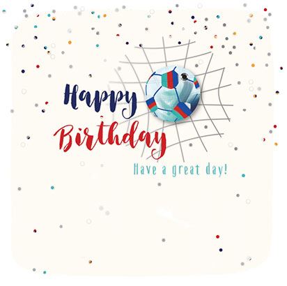 Birthday Card - Its A Goal