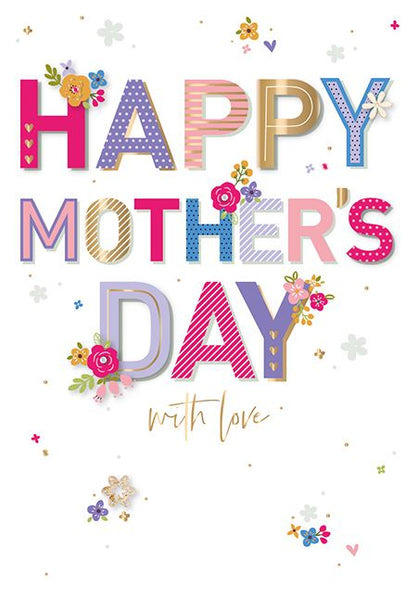 Mother's Day Card - Happy Mother's Day from Talking Pictures,  Mother's day cards in France, Cartes de voeux Fete des Meres, English cards in France