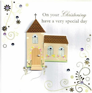 Christening Card - Church