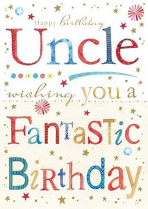 Uncle Birthday Card - Best Wishes