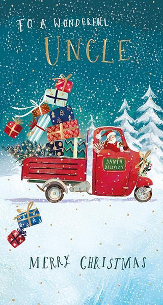 Christmas Card - Uncle - Special Delivery