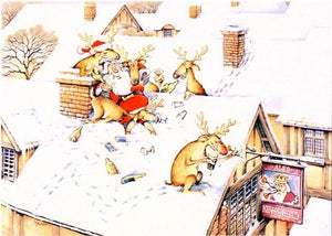 Christmas Card - Uncle - On The Pub Roof