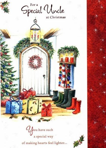 Christmas Card - Uncle - Just Come In