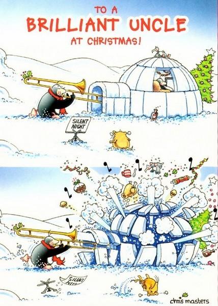 Christmas Card - Uncle - Hit The Right Notes