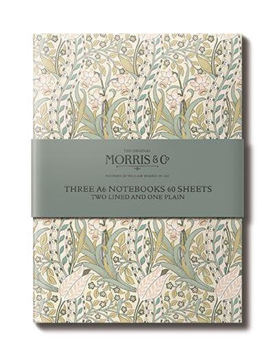 William Morris Design A6 Notebook Set