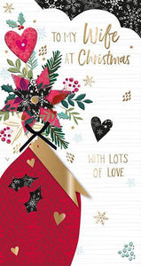 Christmas Card - Wife - Wife At Christmas
